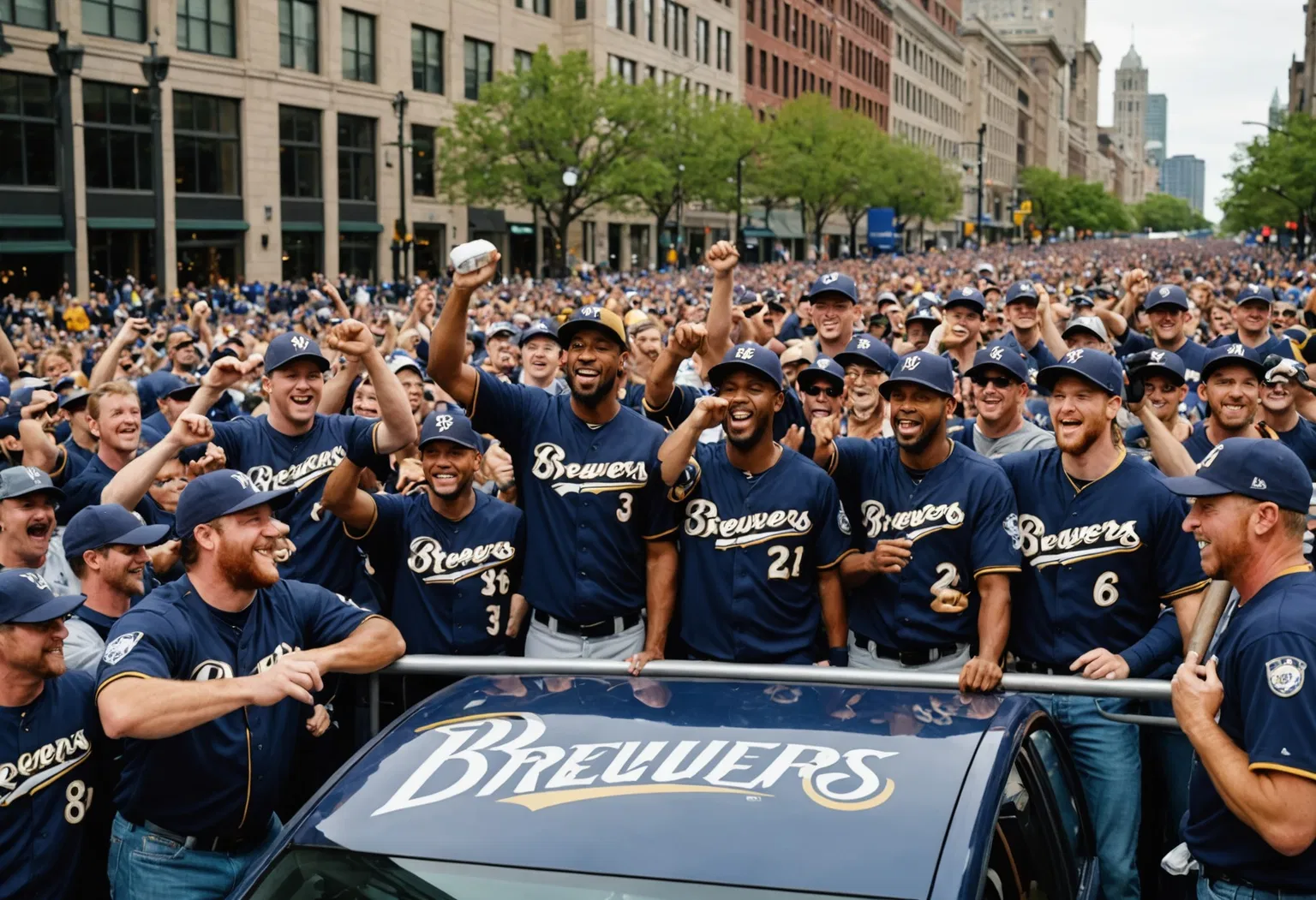 Brewers Parade: Milwaukee Celebrates Historic First Title